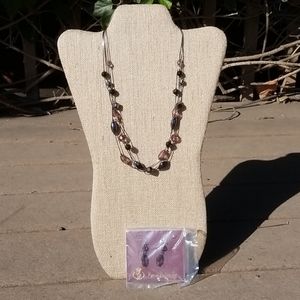 Premier Designs Night Shift Necklace & Earrings